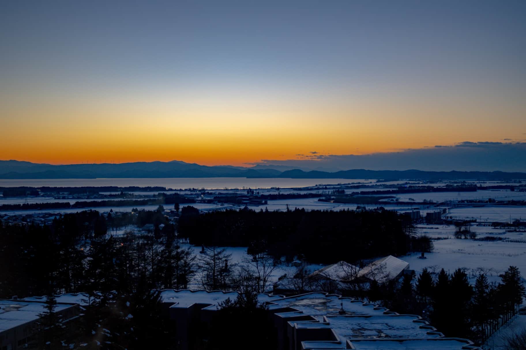 Winter Serenity at Lake Inawashiro
